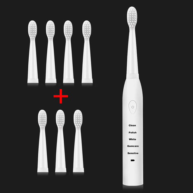Rechargeable toothbrushes Washable Electronic Powerful Ultrasound.