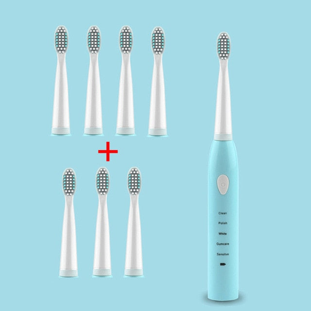 Rechargeable toothbrushes Washable Electronic Powerful Ultrasound.